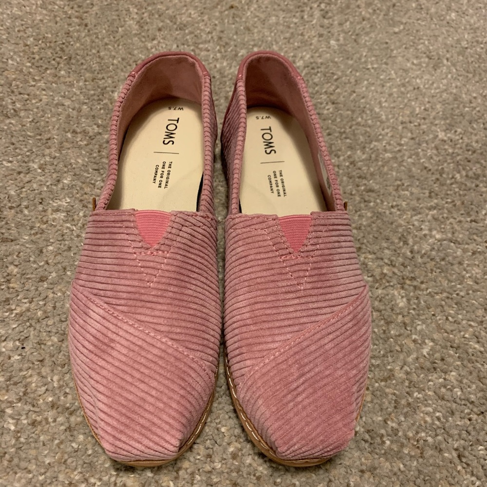 Toms Classic Light Mauve Corduroy